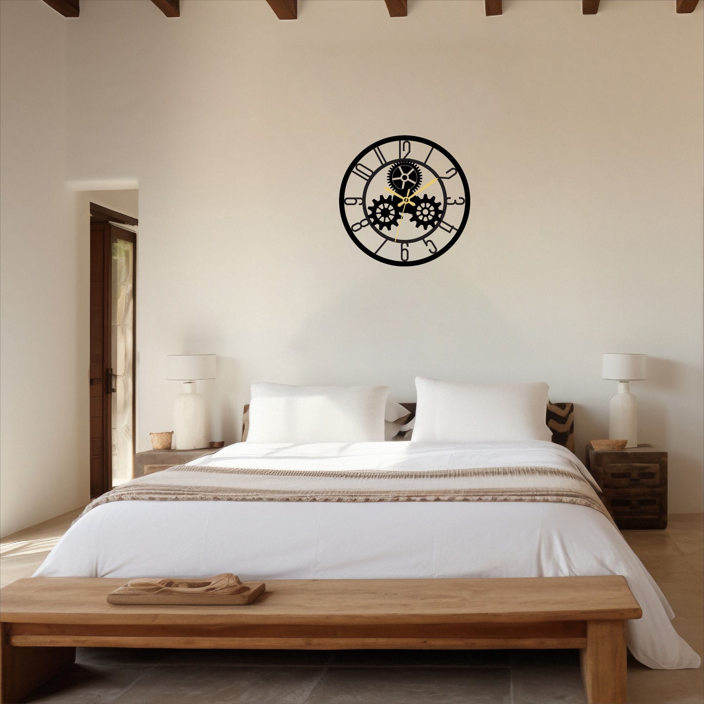 Industrial Gear Wall Clock