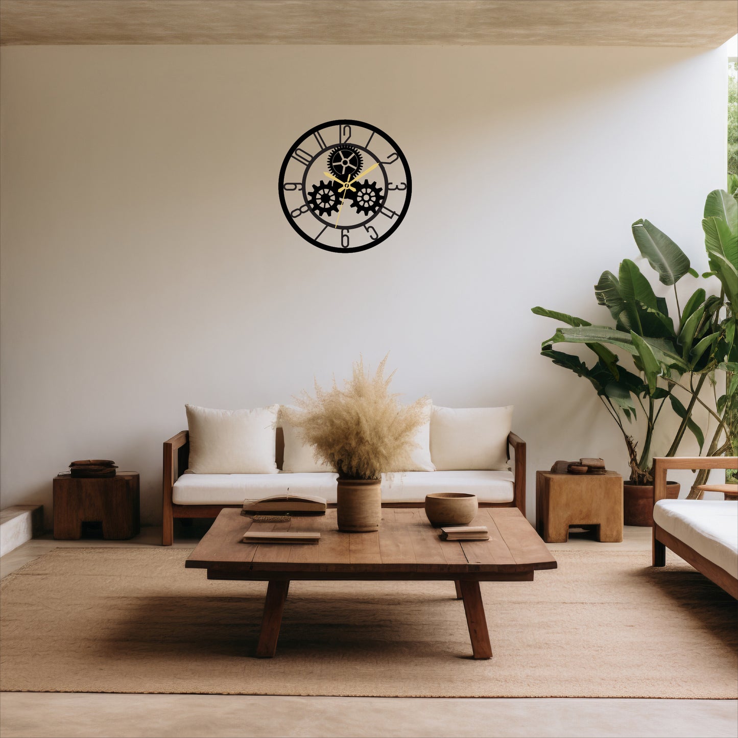 Industrial Gear Wall Clock