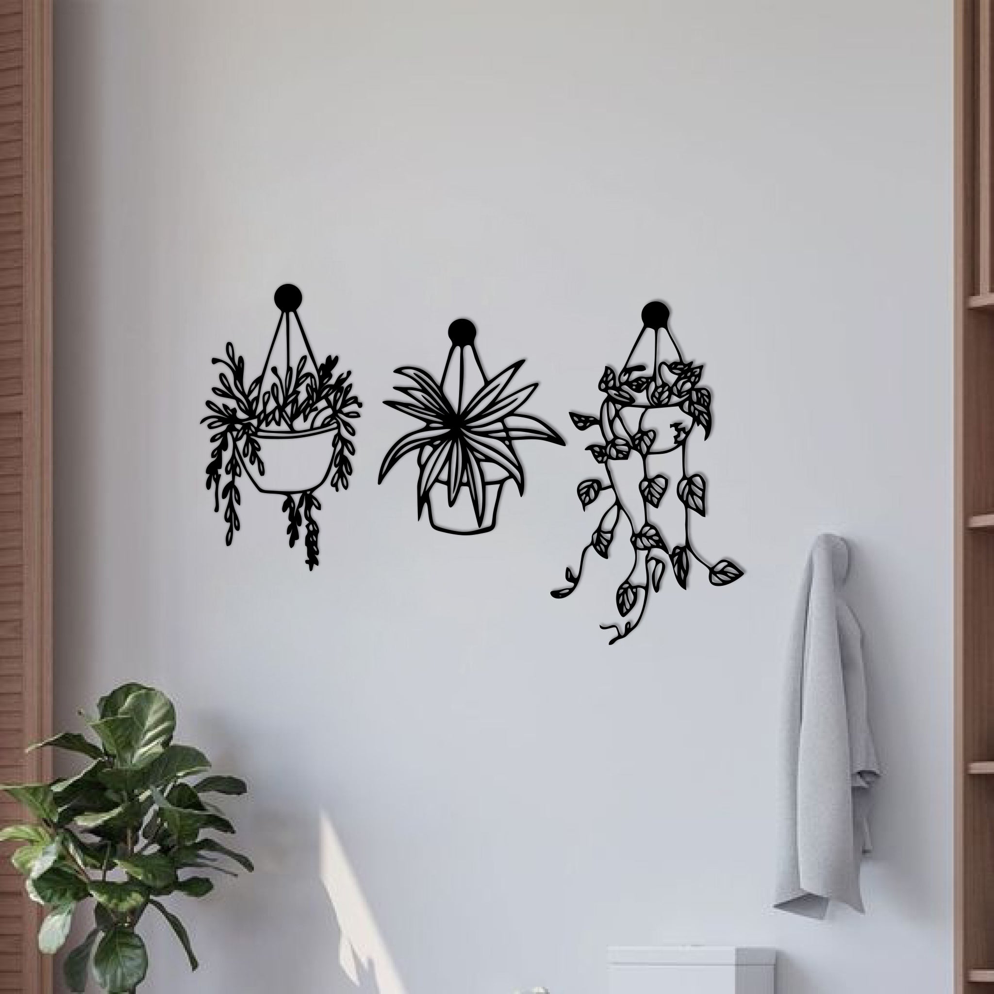 Wallexo Hanging Plant Wall Art