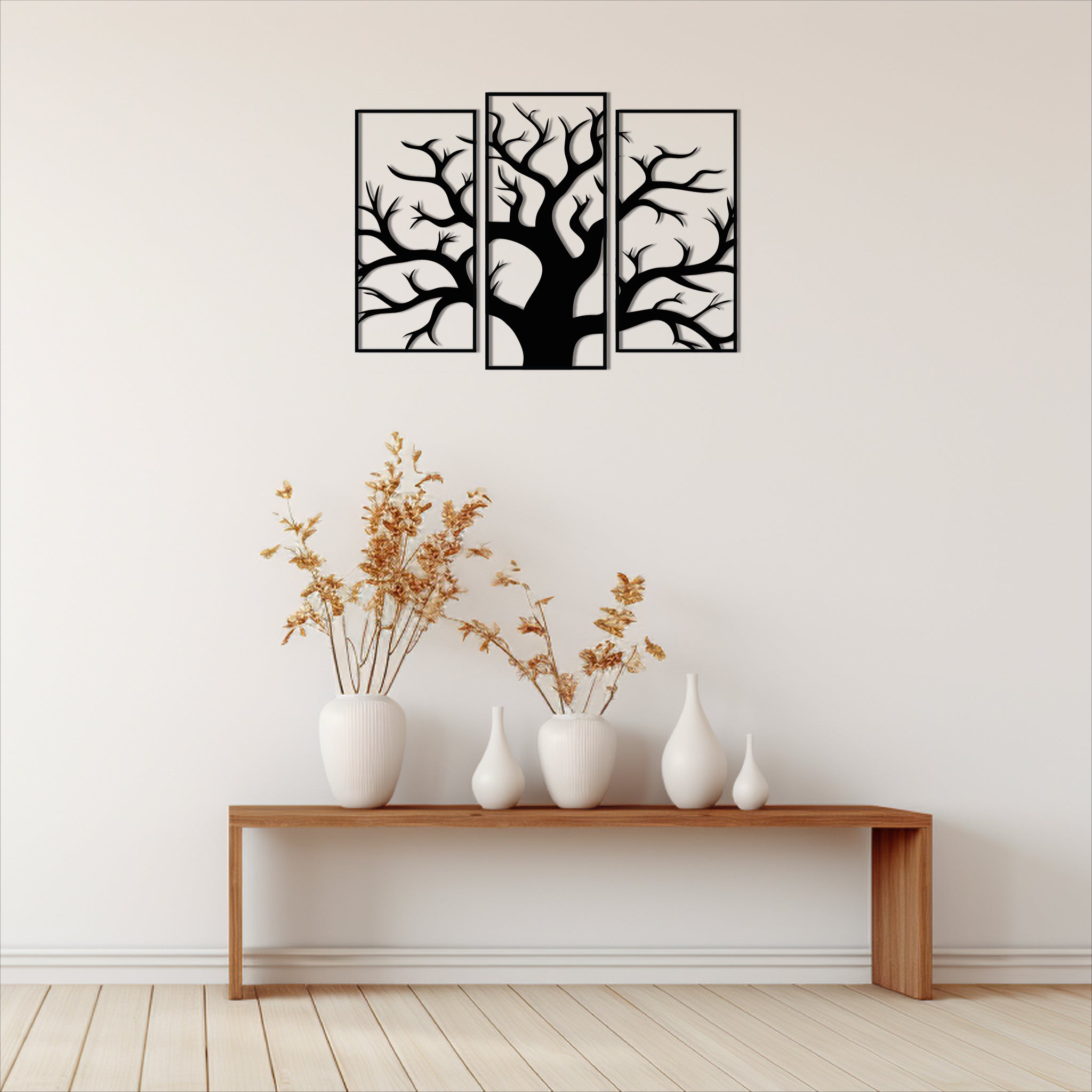 Wallexo Winter Themed Wooden Wall Art
