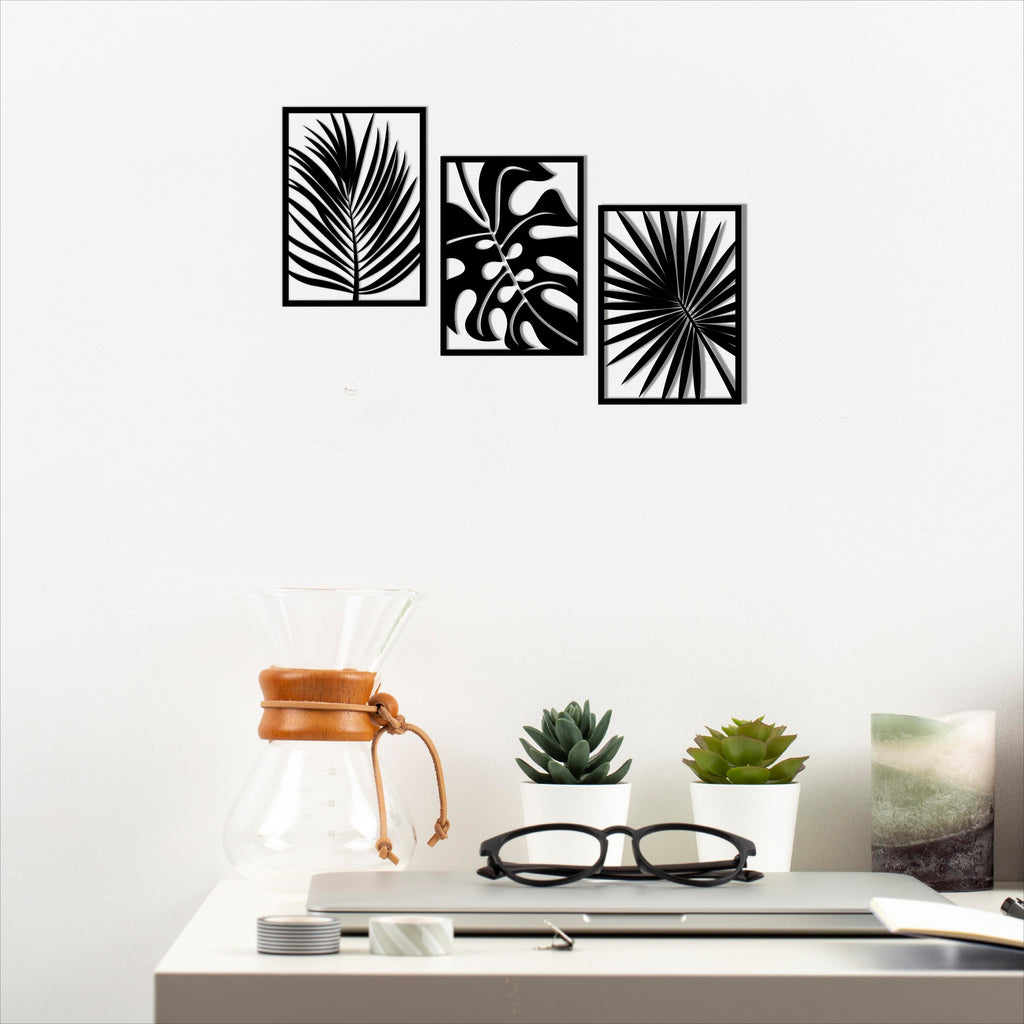 Wallexo Wooden Wall Leaf Nature Design