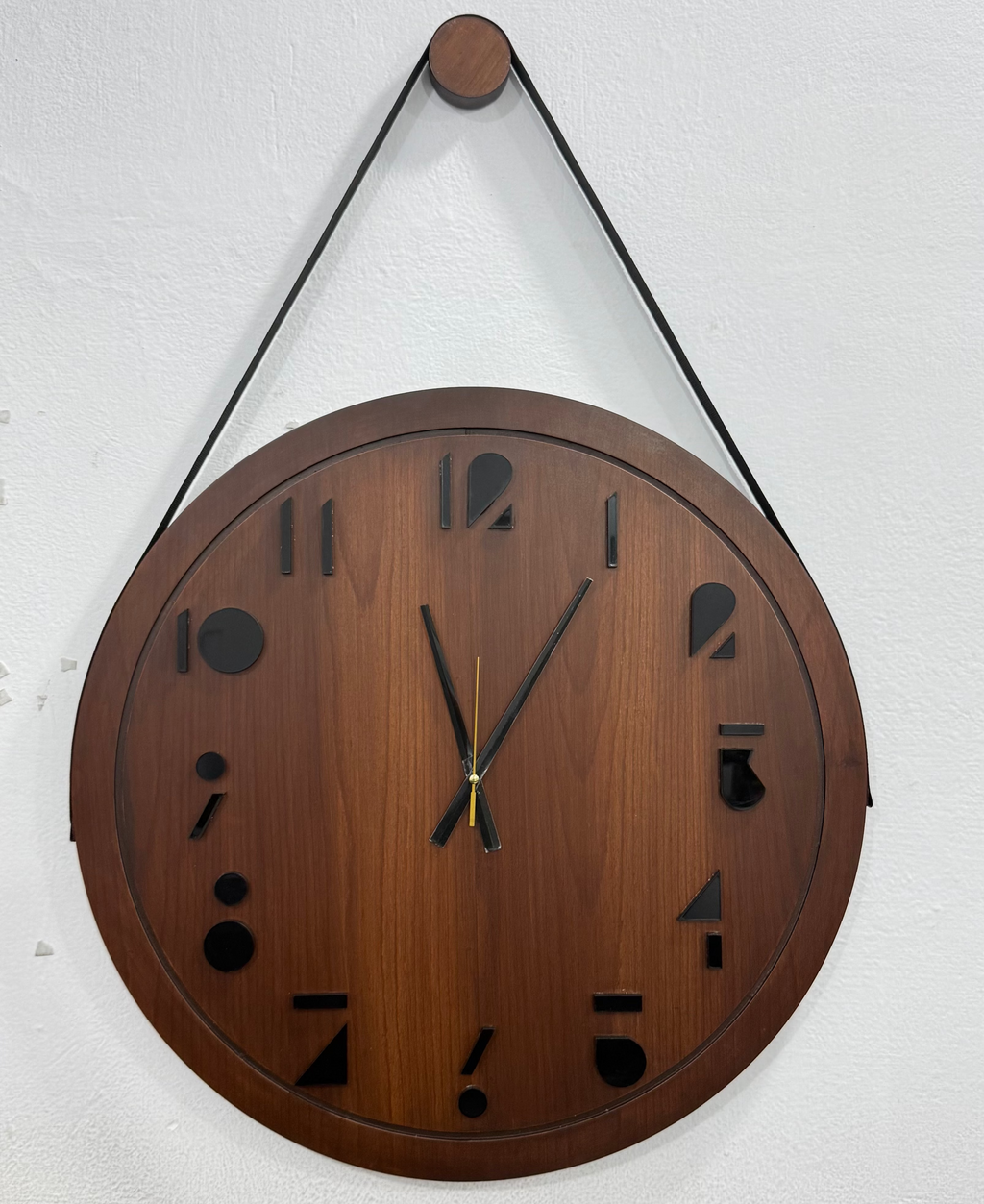 Wallexo Hanging Wooden Wall Clock