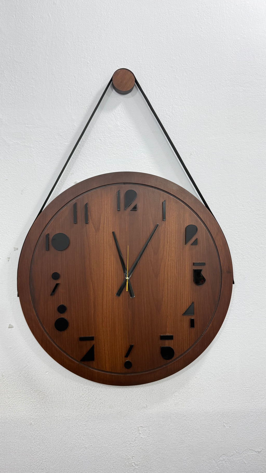 Wallexo Hanging Wooden Wall Clock