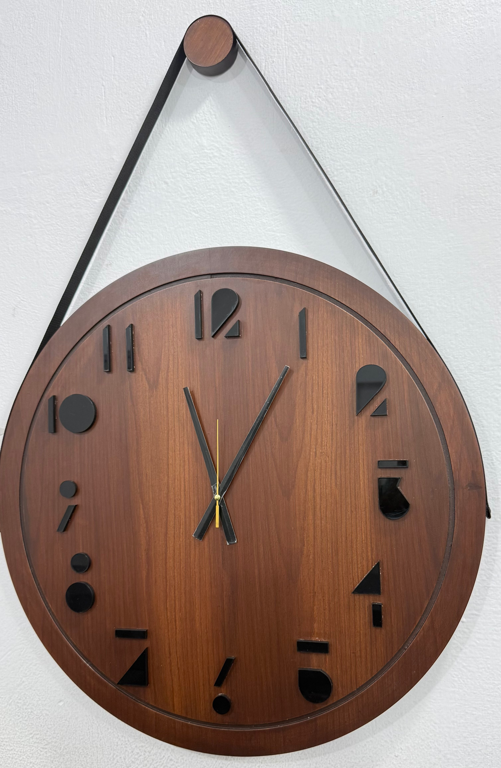 Wallexo Hanging Wooden Wall Clock