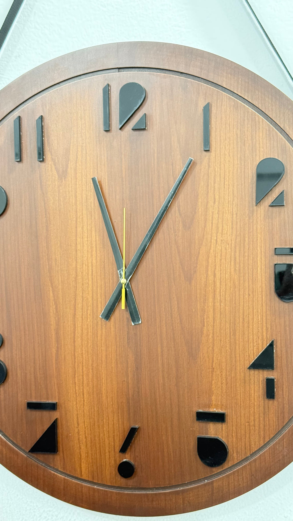 Wallexo Hanging Wooden Wall Clock