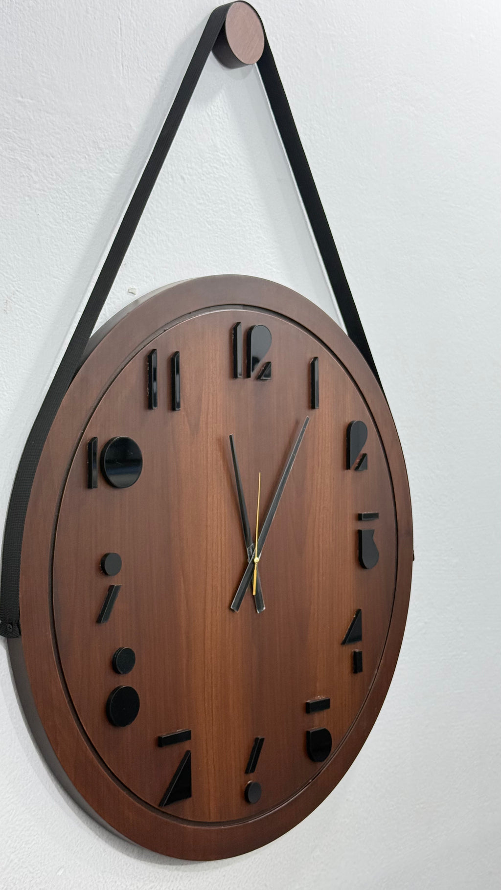 Wallexo Hanging Wooden Wall Clock