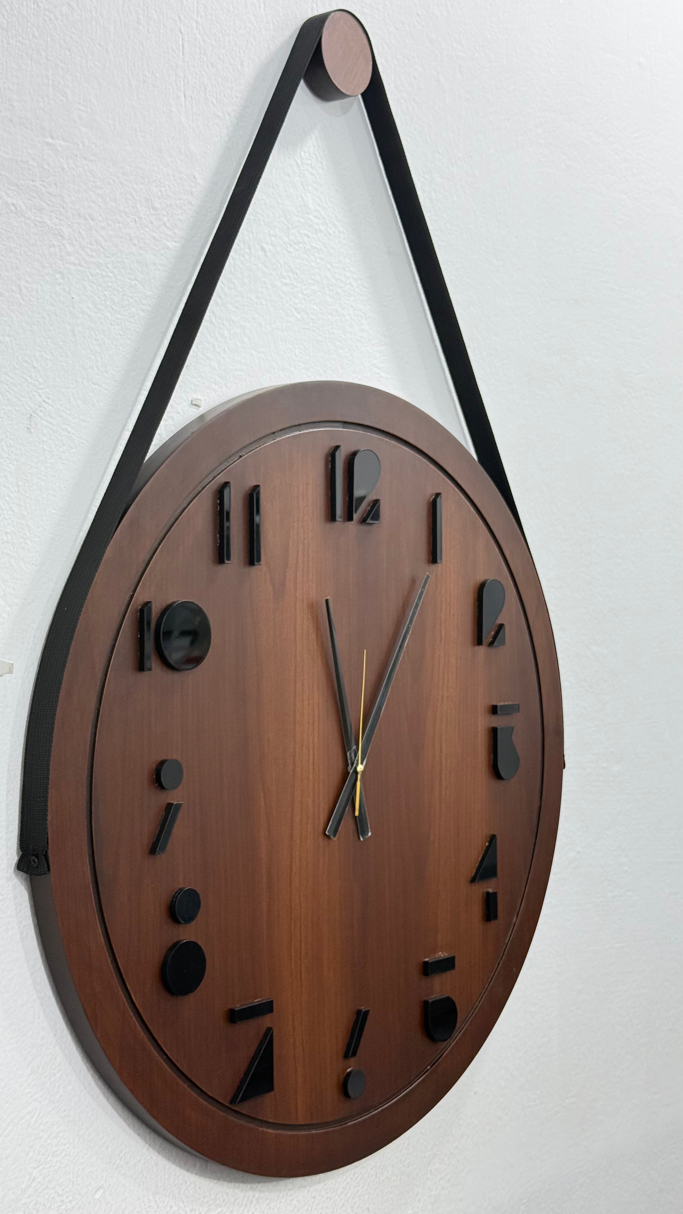 Wallexo Hanging Wooden Wall Clock