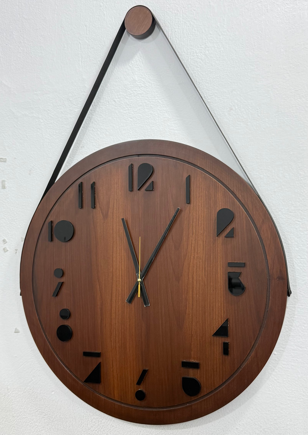 Wallexo Hanging Wooden Wall Clock