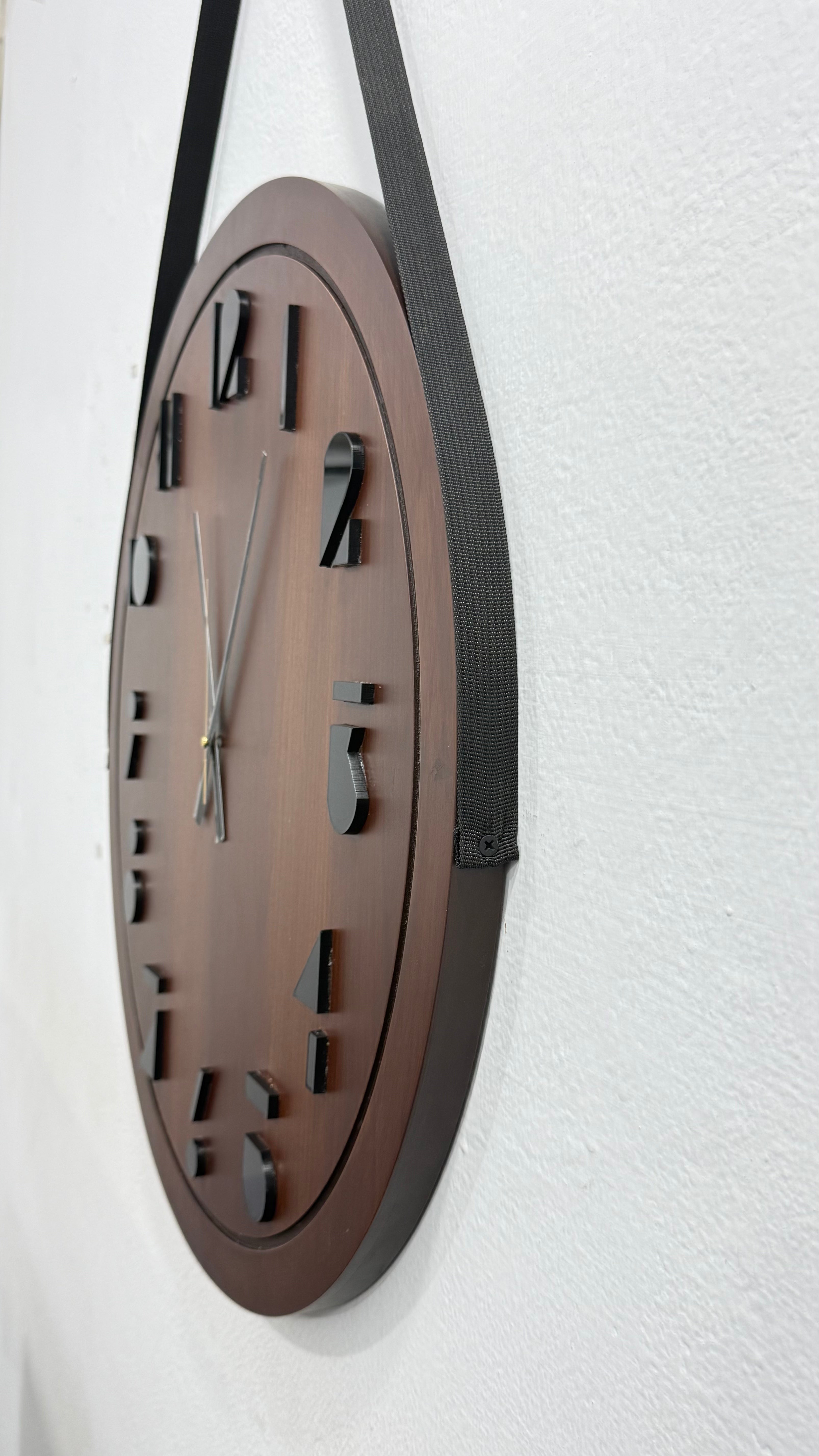 Wallexo Hanging Wooden Wall Clock