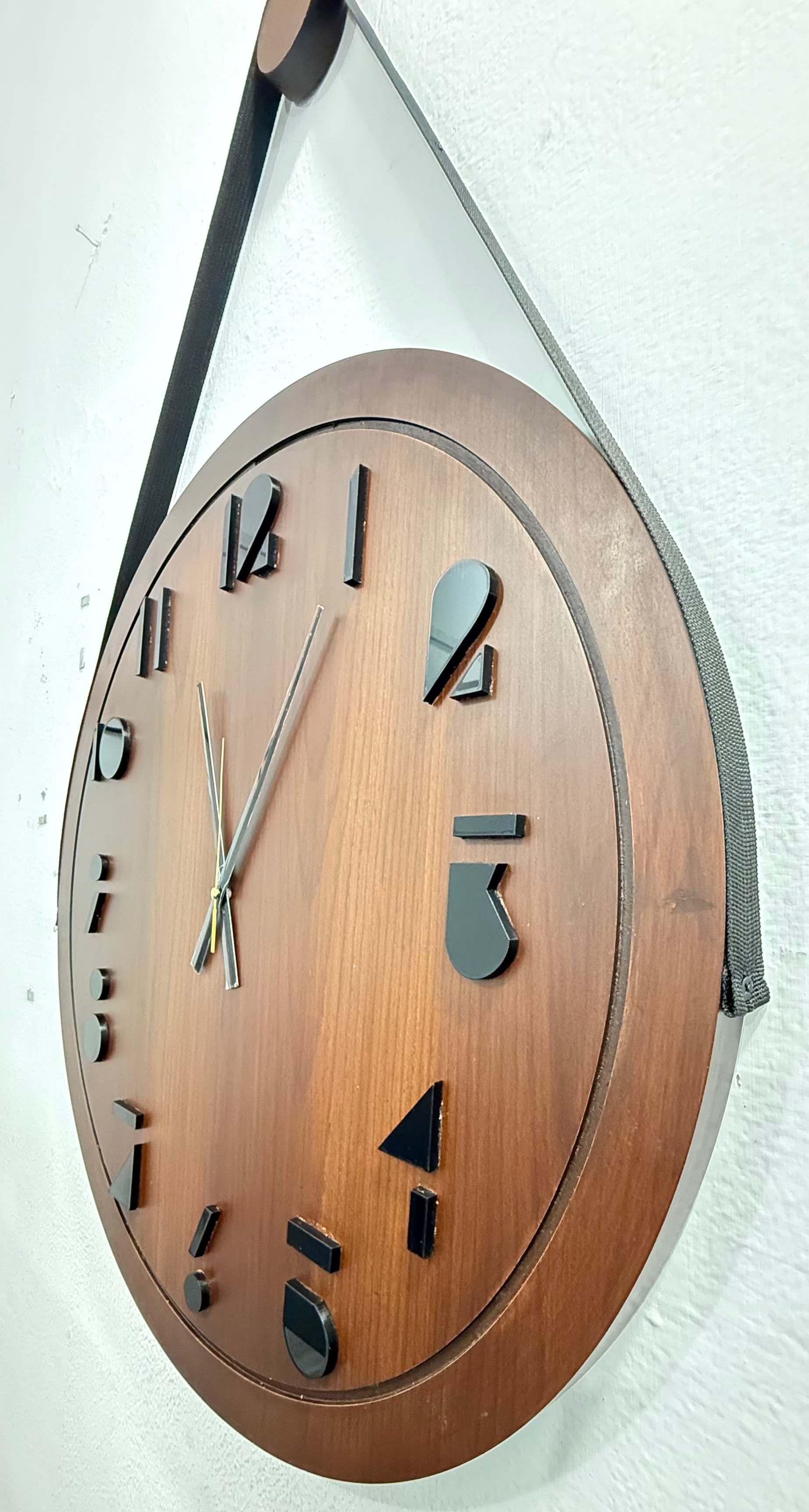 Wallexo Hanging Wooden Wall Clock
