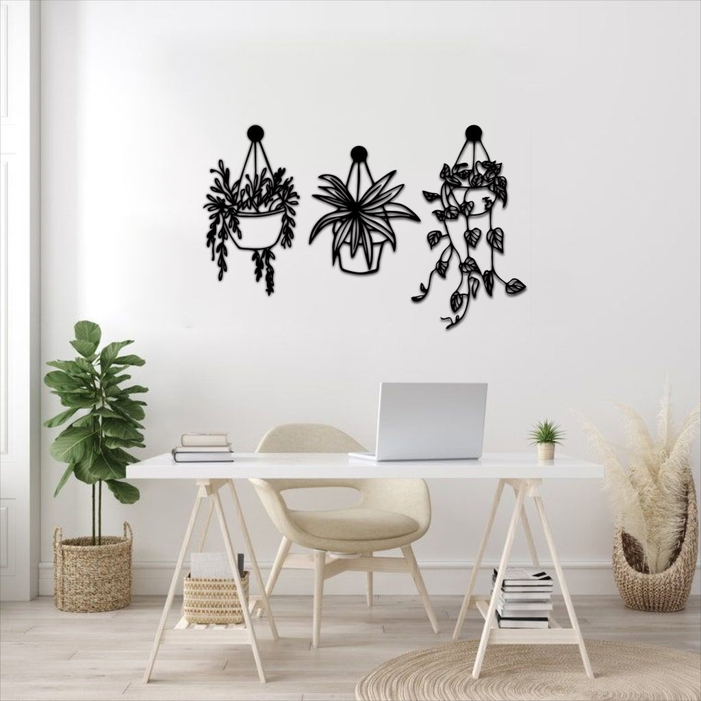 Wallexo Hanging Plant Wall Art