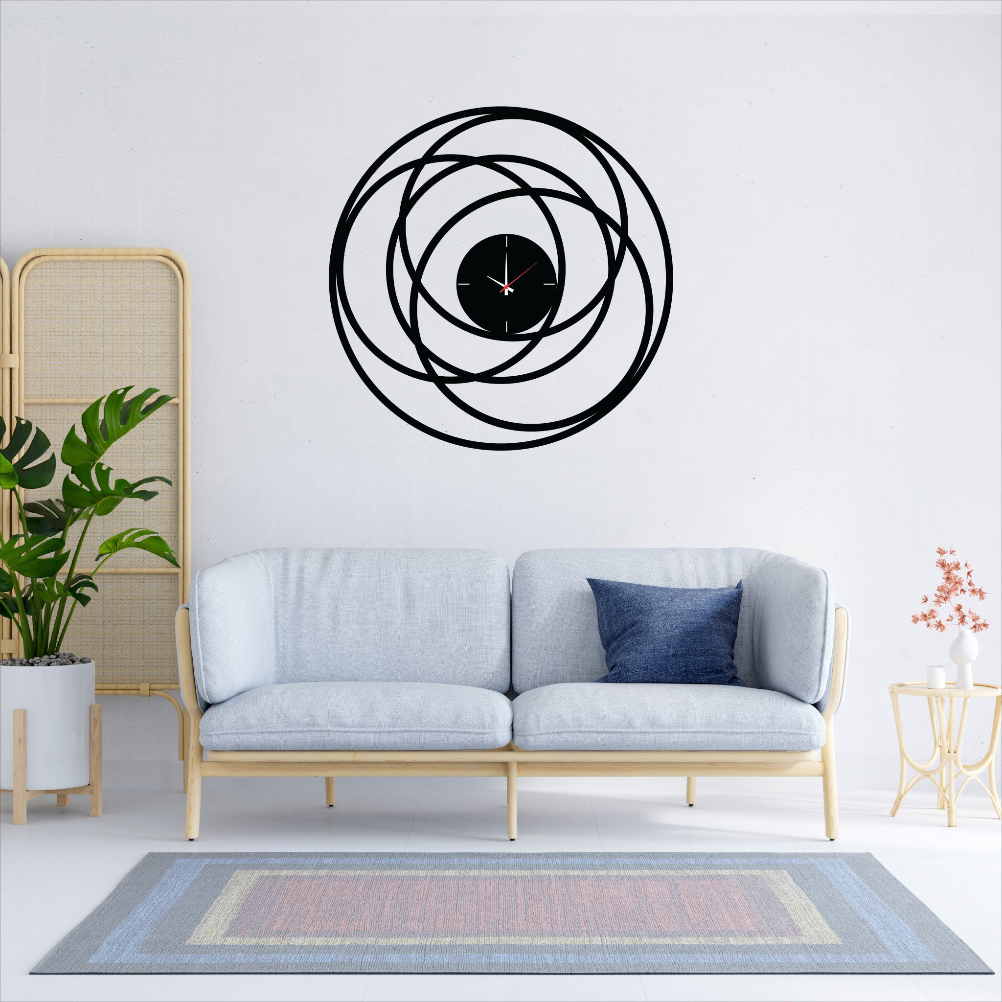 Wallexo Abstract Circle Wall Clock