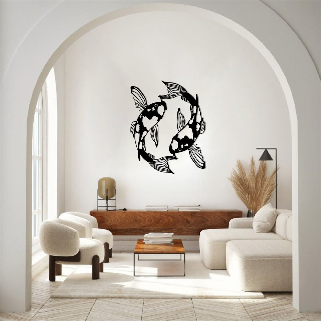 Wallexo Koi Fish Wall Art