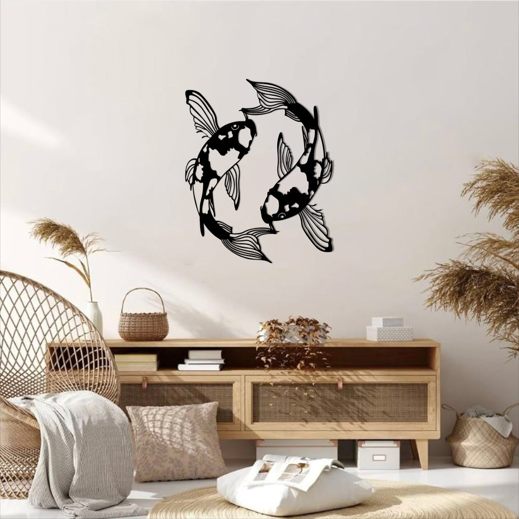 Wallexo Koi Fish Wall Art