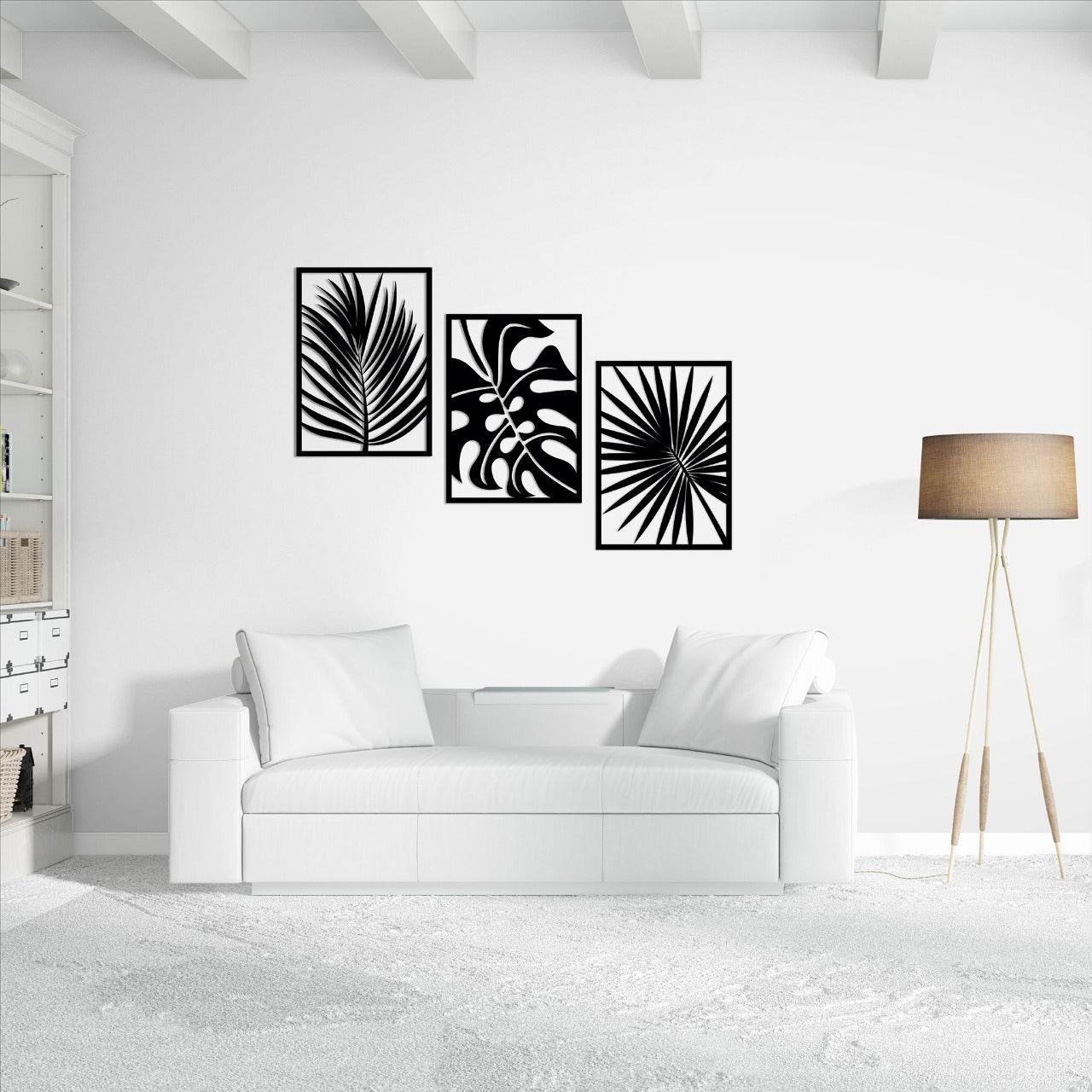 Wallexo Wooden Wall Leaf Nature Design