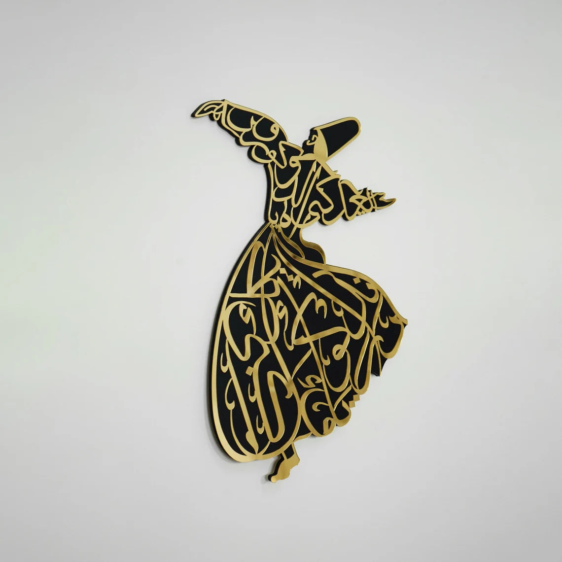 Wallexo Whirling Dervish Islamic Wall Art Sufi Decor
