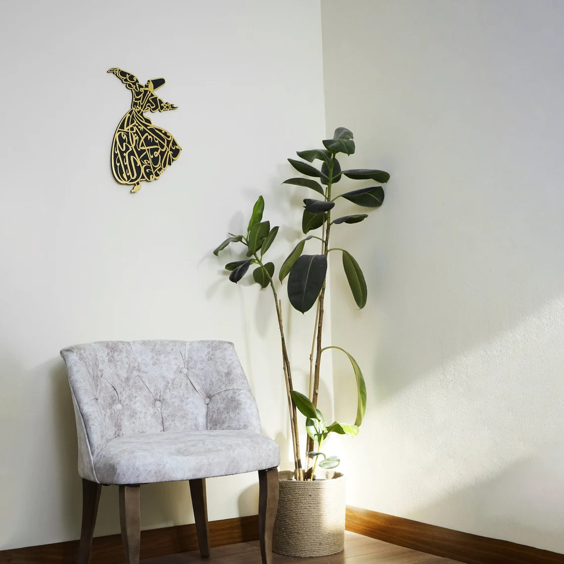 Wallexo Whirling Dervish Islamic Wall Art Sufi Decor